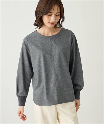 ドッキングニットプルオーバー(チャコールグレー-M)
