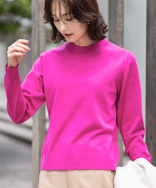 ベーシックニットプルオーバー