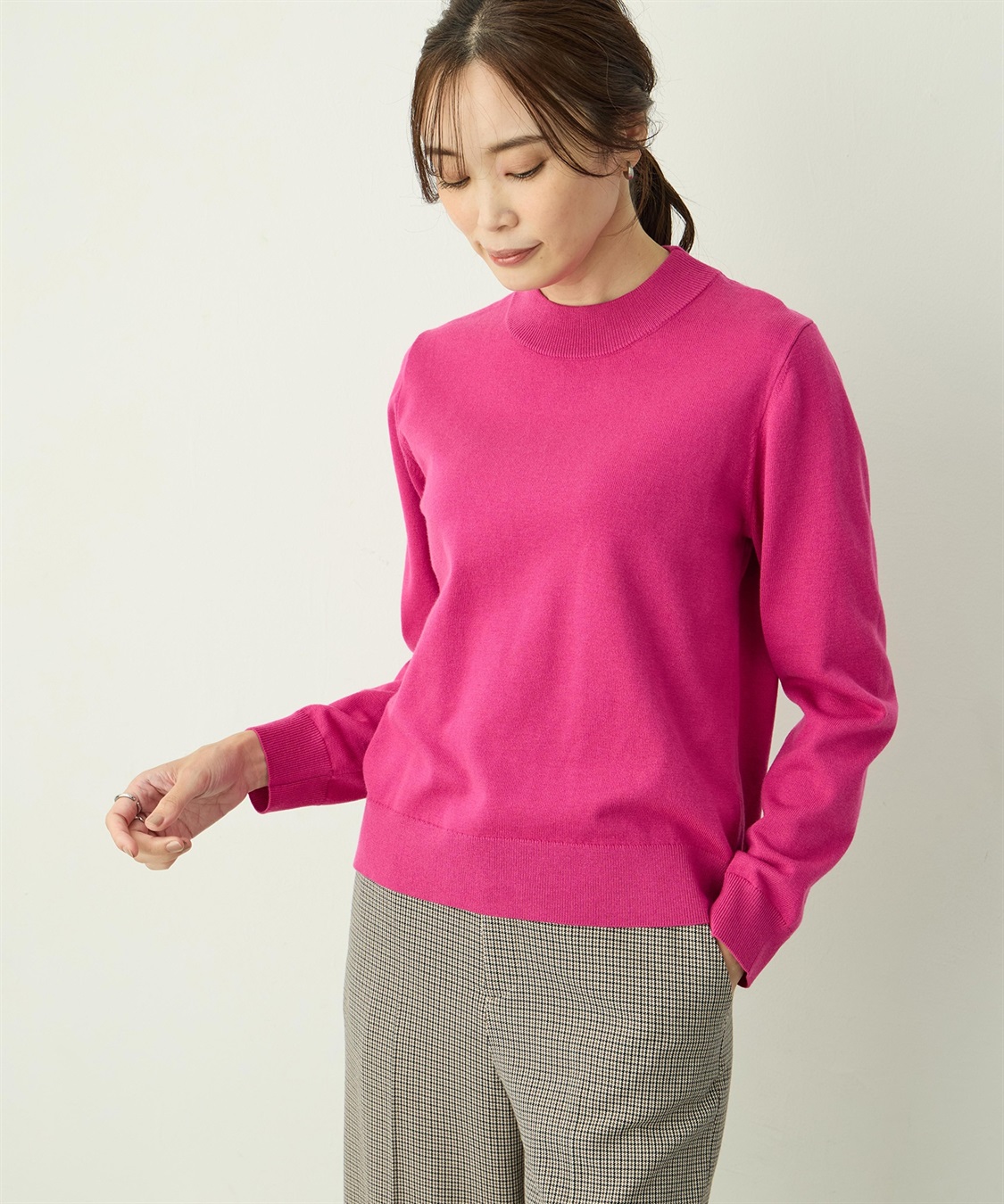 A/C DESIGN BY ALPHA CUBIC ベーシックニットプルオーバー_variation_3