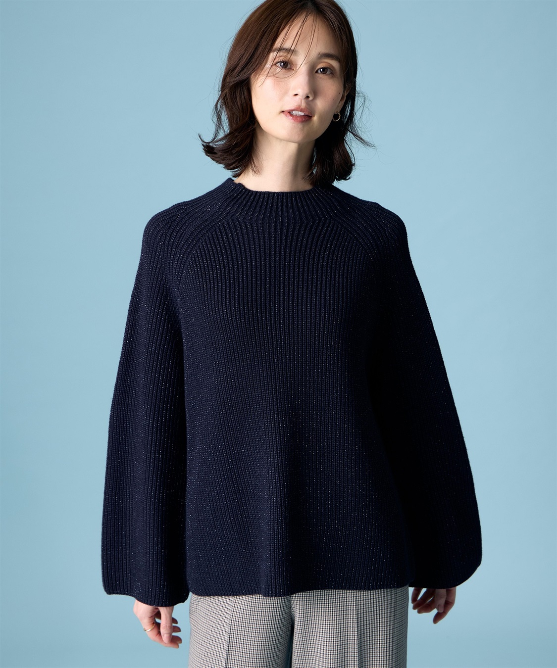 A/C DESIGN BY ALPHA CUBIC ラメニットプルオーバー_main