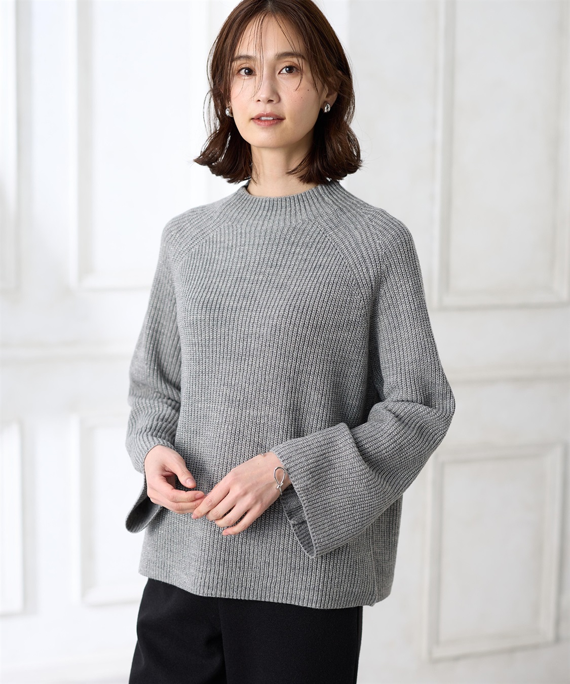 A/C DESIGN BY ALPHA CUBIC ラメニットプルオーバー_variation_1