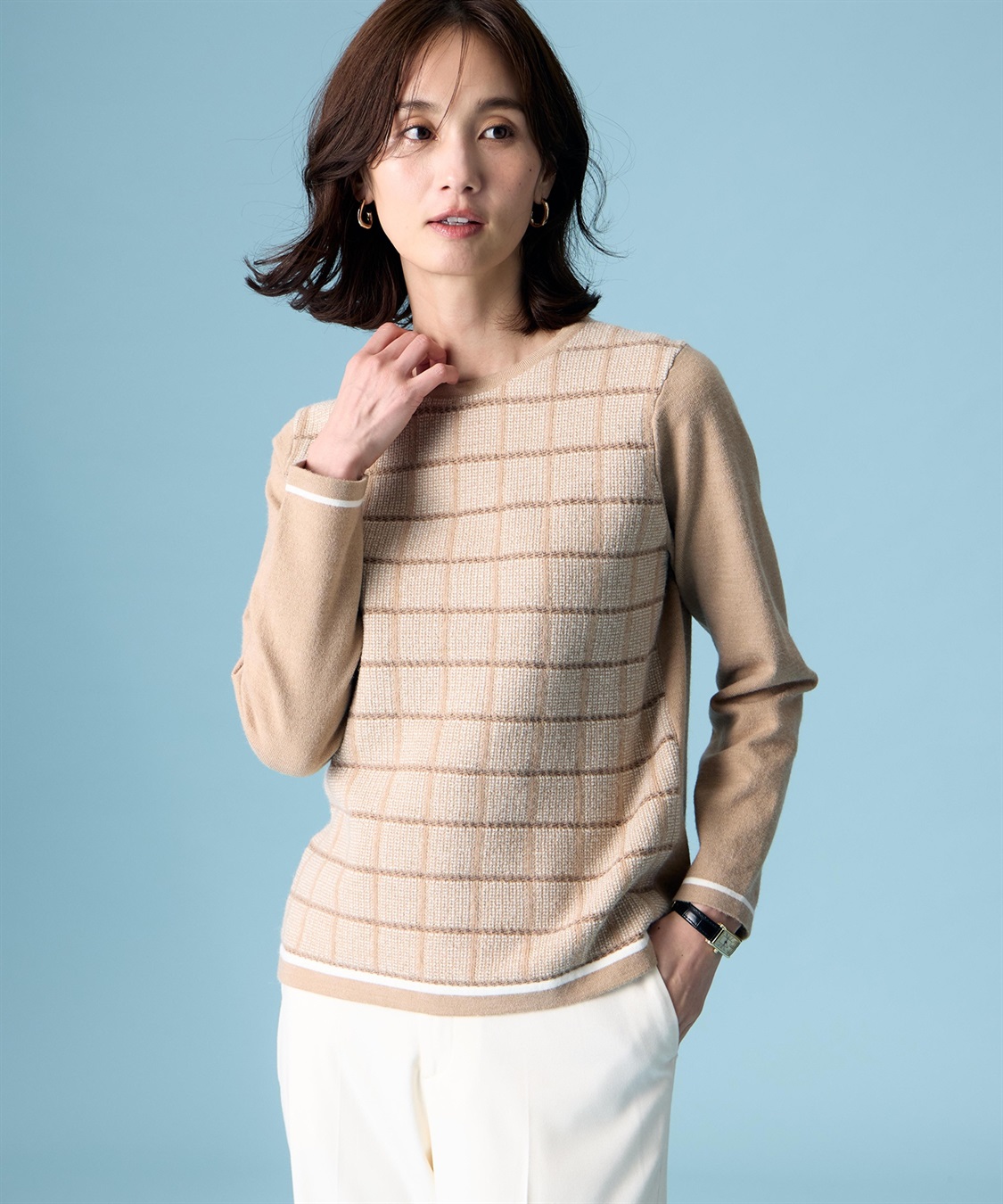 A/C DESIGN BY ALPHA CUBIC フロントジャガードプルオーバー_variation_2