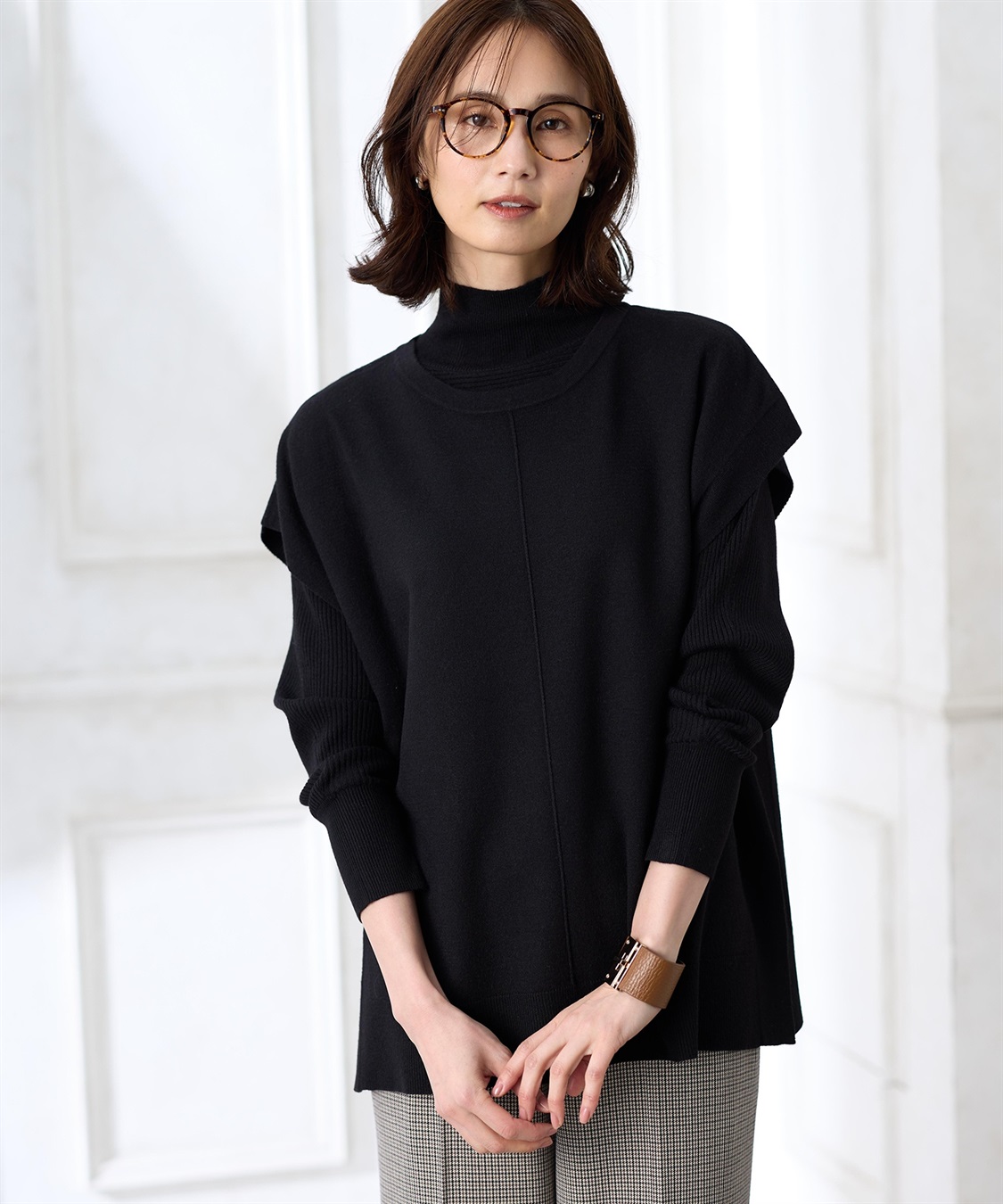 A/C DESIGN BY ALPHA CUBIC ニットアンサンブル_variation_2