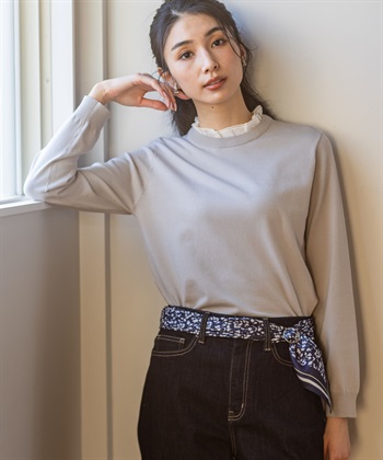 フリルカラードッキングプルオーバーの商品画像(セクション3)