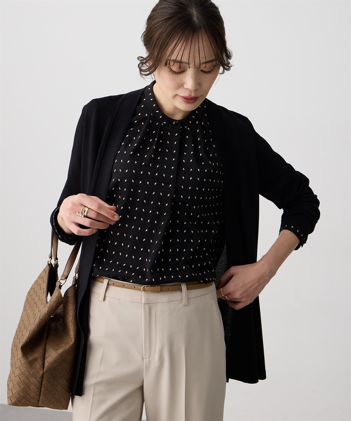 A/C DESIGN BY ALPHA CUBIC 着流しロングカーディガン【接触冷感・UVカット・ウォッシャブル】_variation_2