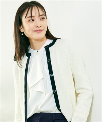 A/C DESIGN BY ALPHA CUBIC サテンボウタイブラウス_variationthumb_2