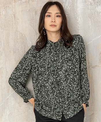 A/C DESIGN BY ALPHA CUBIC 花柄ブラウス_variationthumb_2