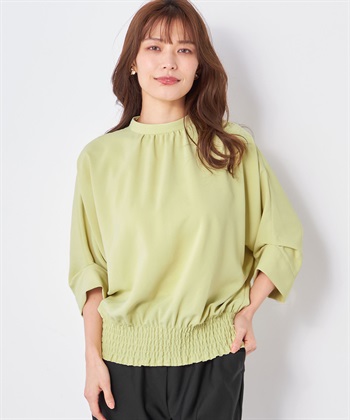 A/C DESIGN BY ALPHA CUBIC シャーリングドルマンブラウス_variationthumb_3