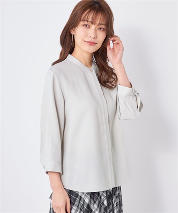 A/C DESIGN BY ALPHA CUBIC バイカラーブラウス_variationthumb_1