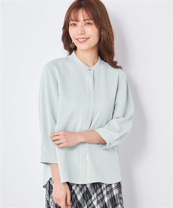 A/C DESIGN BY ALPHA CUBIC バイカラーブラウス_variationthumb_3
