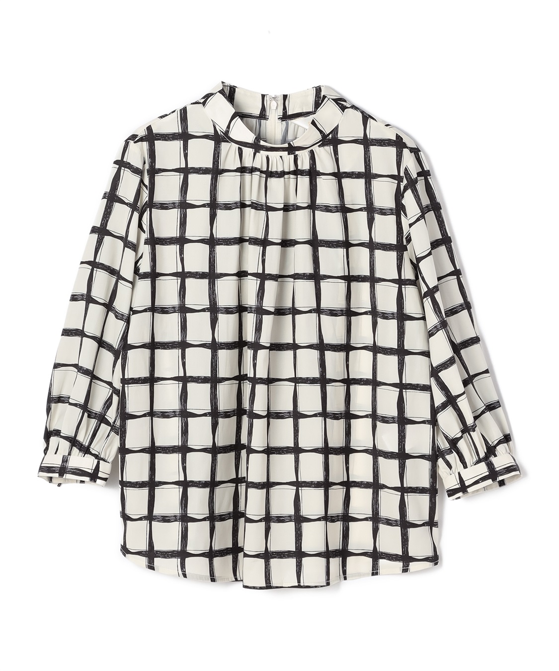 A/C DESIGN BY ALPHA CUBIC チェックブラウス_variation_1