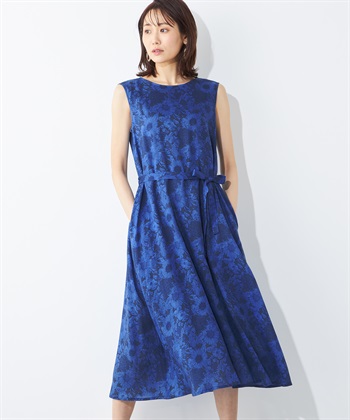 A/C DESIGN BY ALPHA CUBIC リバティプリントワンピース_variationthumb_1