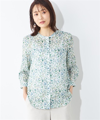 A/C DESIGN BY ALPHA CUBIC リバティプリントブラウス_variationthumb_1