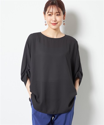 Chironさん専用Chesty 新品ネイビーブラウス - メルカリ