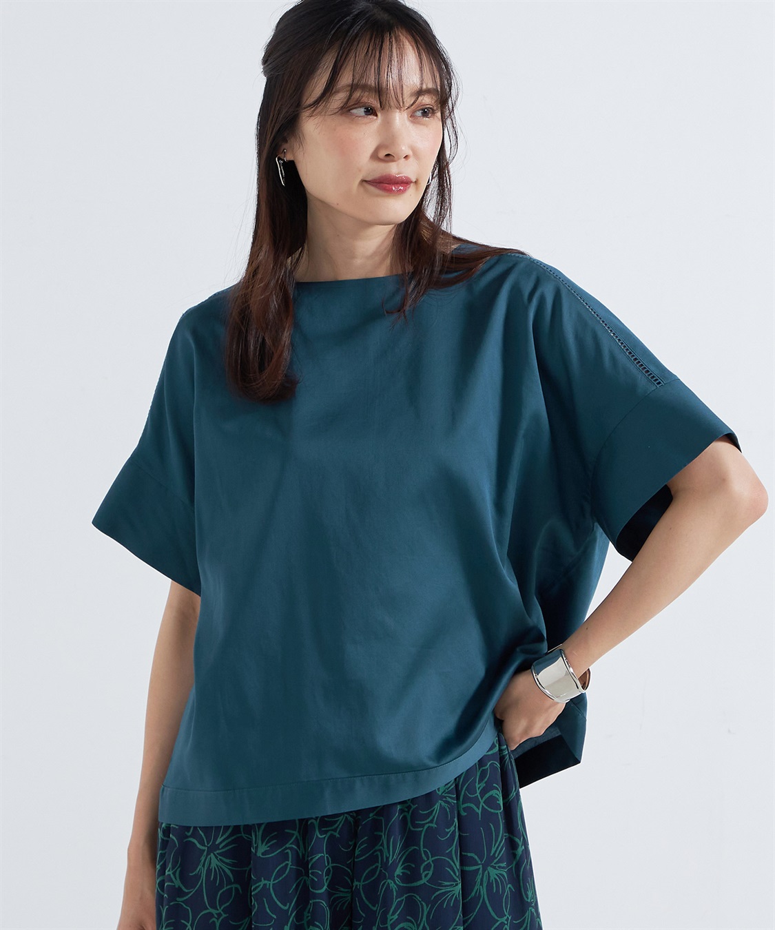 A/C DESIGN BY ALPHA CUBIC コードレースブラウス_main