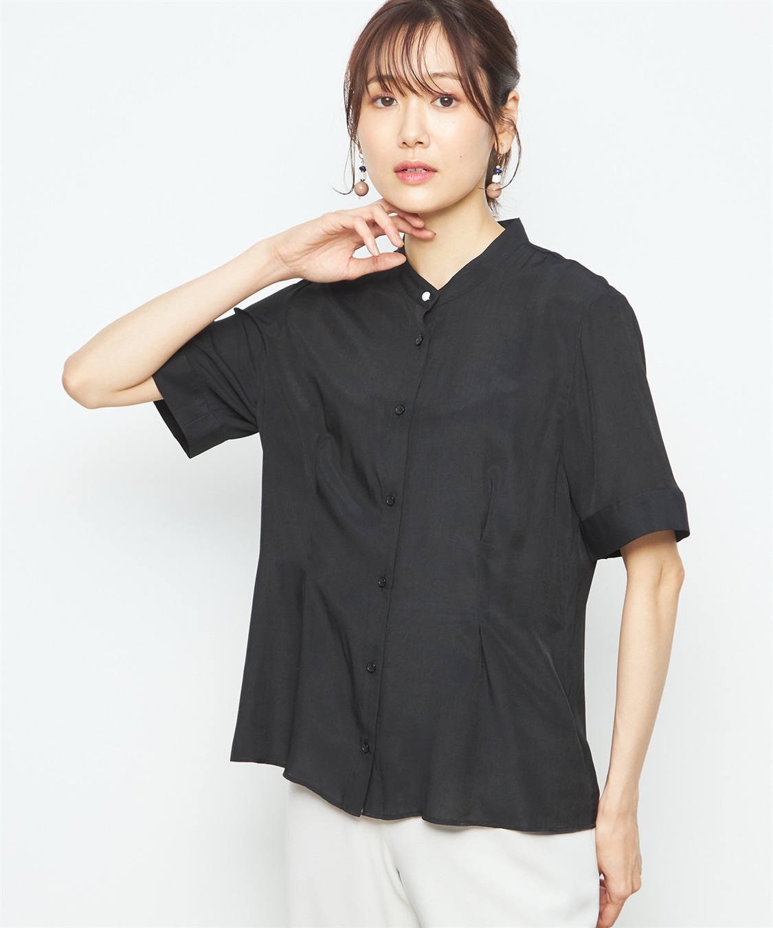 A/C DESIGN BY ALPHA CUBIC シアーブラウス_main