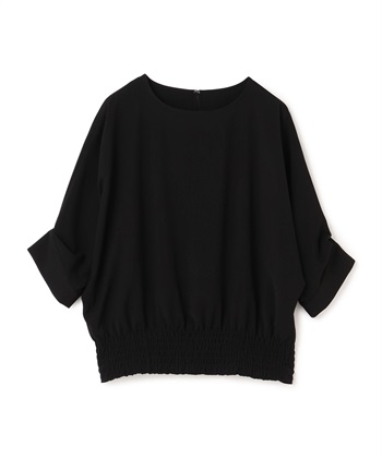 A/C DESIGN BY ALPHA CUBIC 【接触冷感】シャーリングドルマンブラウス_variationthumb_1