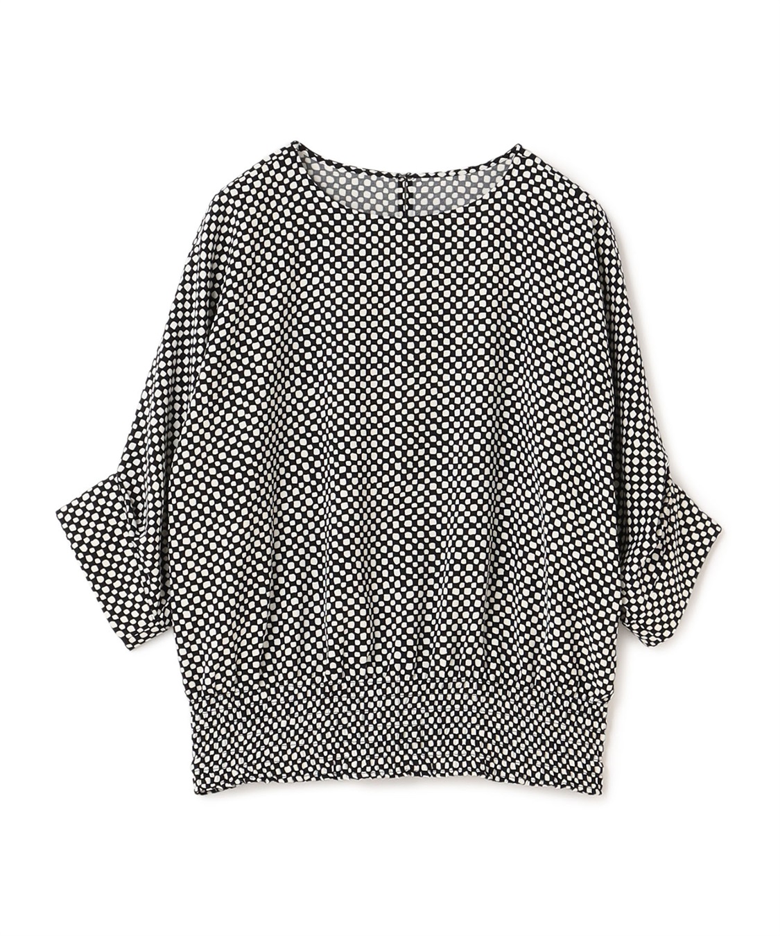 A/C DESIGN BY ALPHA CUBIC 【接触冷感】シャーリングドルマンブラウス_variation_2