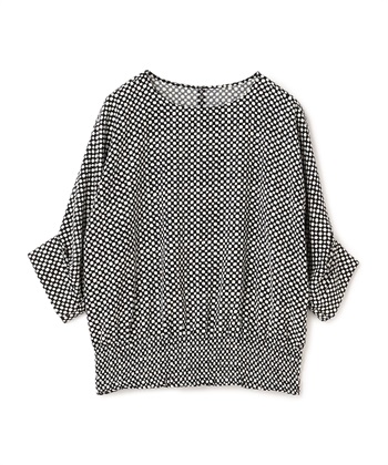 A/C DESIGN BY ALPHA CUBIC 【接触冷感】シャーリングドルマンブラウス_variationthumb_2