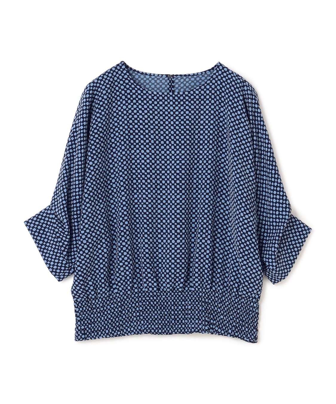 A/C DESIGN BY ALPHA CUBIC 【接触冷感】シャーリングドルマンブラウス_variation_3