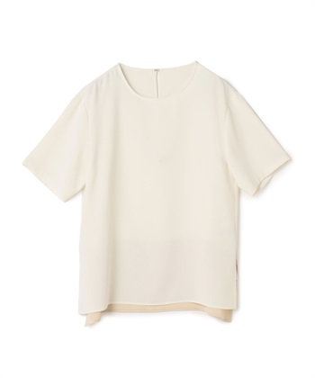 A/C DESIGN BY ALPHA CUBIC 【接触冷感】サテンドッキングブラウス_variationthumb_2