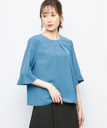A/C DESIGN BY ALPHA CUBIC ベルスリーブブラウス_variationthumb_3