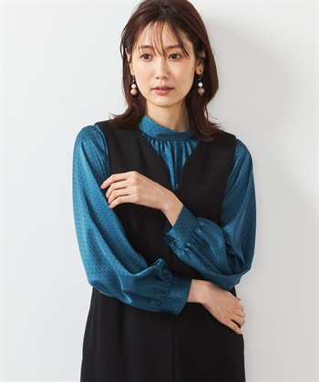 A/C DESIGN BY ALPHA CUBIC プリントブラウス_variationthumb_3