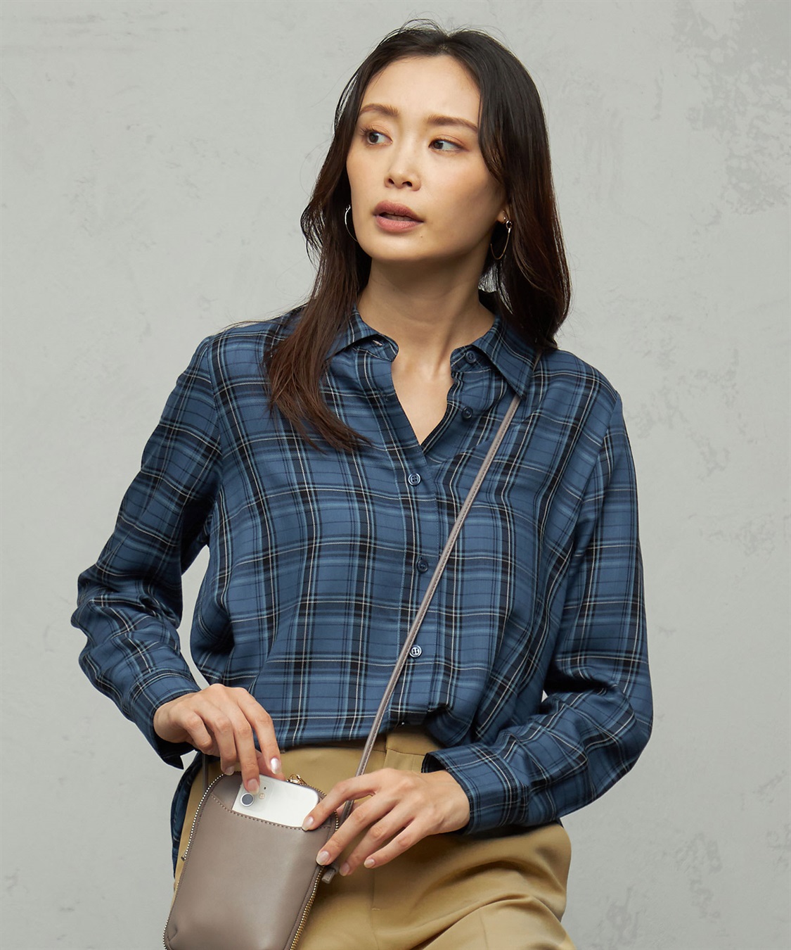 A/C DESIGN BY ALPHA CUBIC チェックシャツ_main