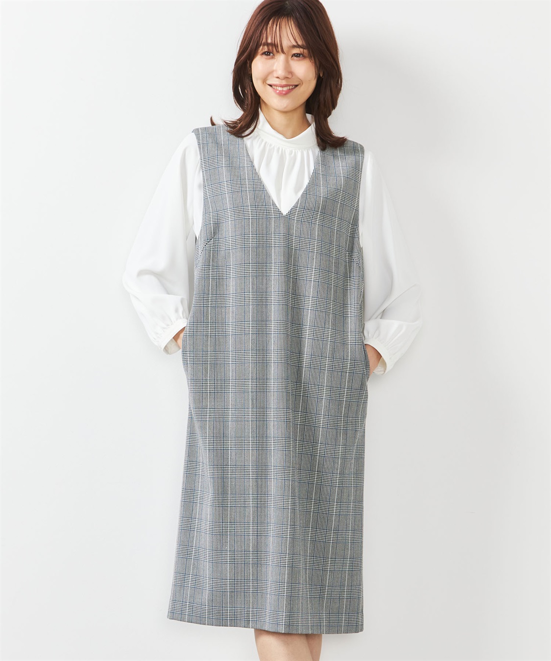 A/C DESIGN BY ALPHA CUBIC ローズオイル加工ジャンパースカート_variation_2