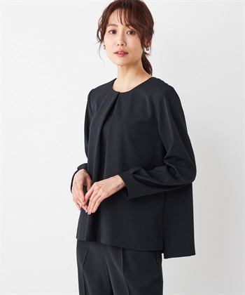 A/C DESIGN BY ALPHA CUBIC 【セットアップ対応】クルーネックブラウス_variationthumb_3