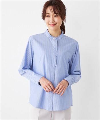 A/C DESIGN BY ALPHA CUBIC フリルカラーブラウス_variationthumb_2