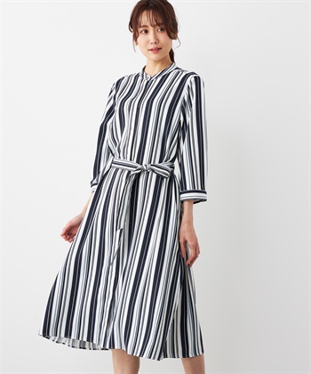 A/C DESIGN BY ALPHA CUBIC ストライプワンピース_variationthumb_2