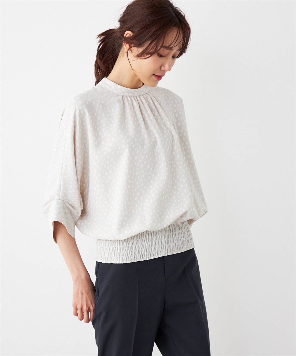 A/C DESIGN BY ALPHA CUBIC ドルマンブラウス_variation_1