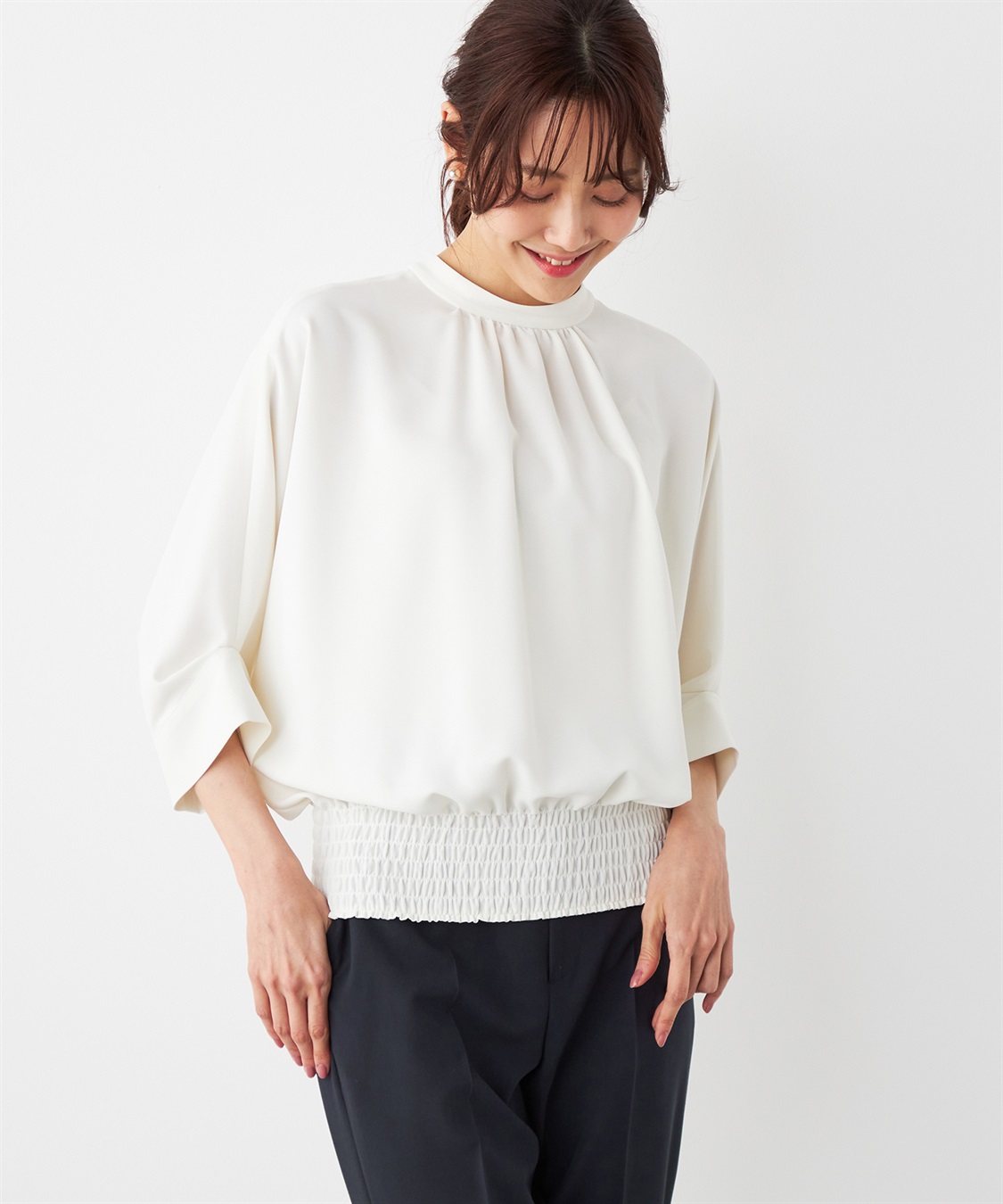 A/C DESIGN BY ALPHA CUBIC ドルマンブラウス_variation_3