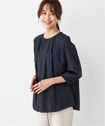 A/C DESIGN BY ALPHA CUBIC ドットブラウス_variationthumb_3