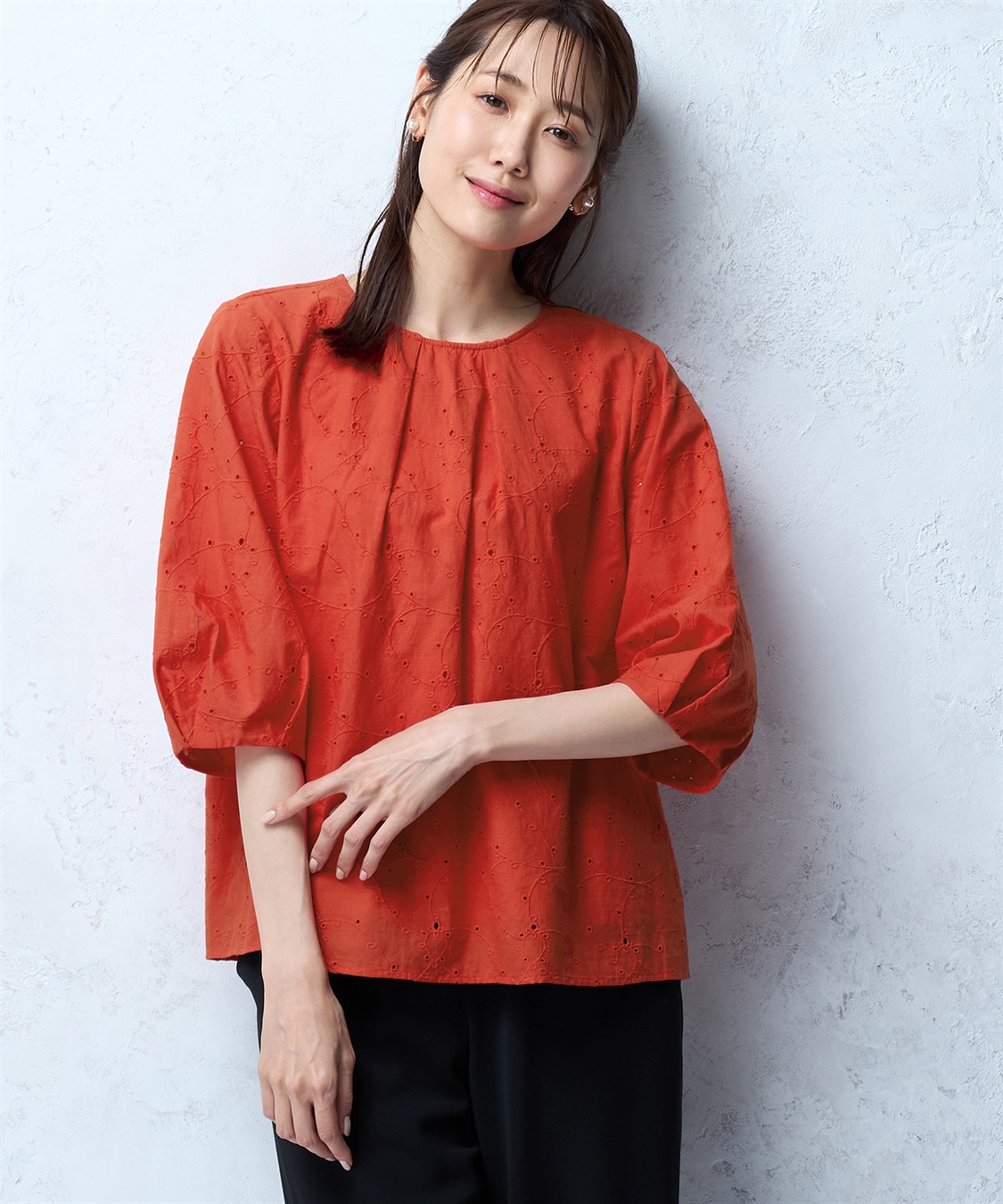 A/C DESIGN BY ALPHA CUBIC 刺しゅうブラウス_variation_5