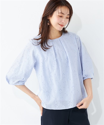 A/C DESIGN BY ALPHA CUBIC 刺しゅうブラウス_variationthumb_2