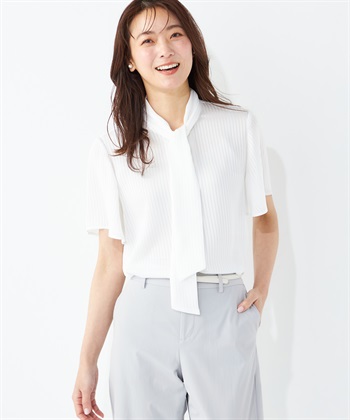 A/C DESIGN BY ALPHA CUBIC シアーストライプブラウス_variationthumb_2