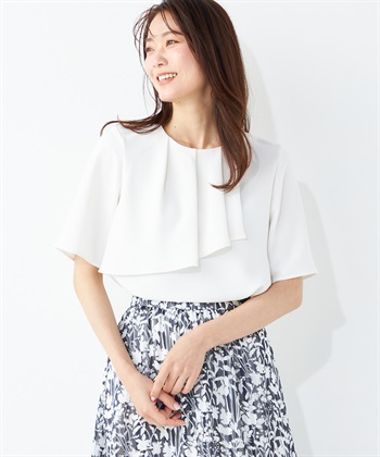 A/C DESIGN BY ALPHA CUBIC フリルブラウス_variationthumb_2