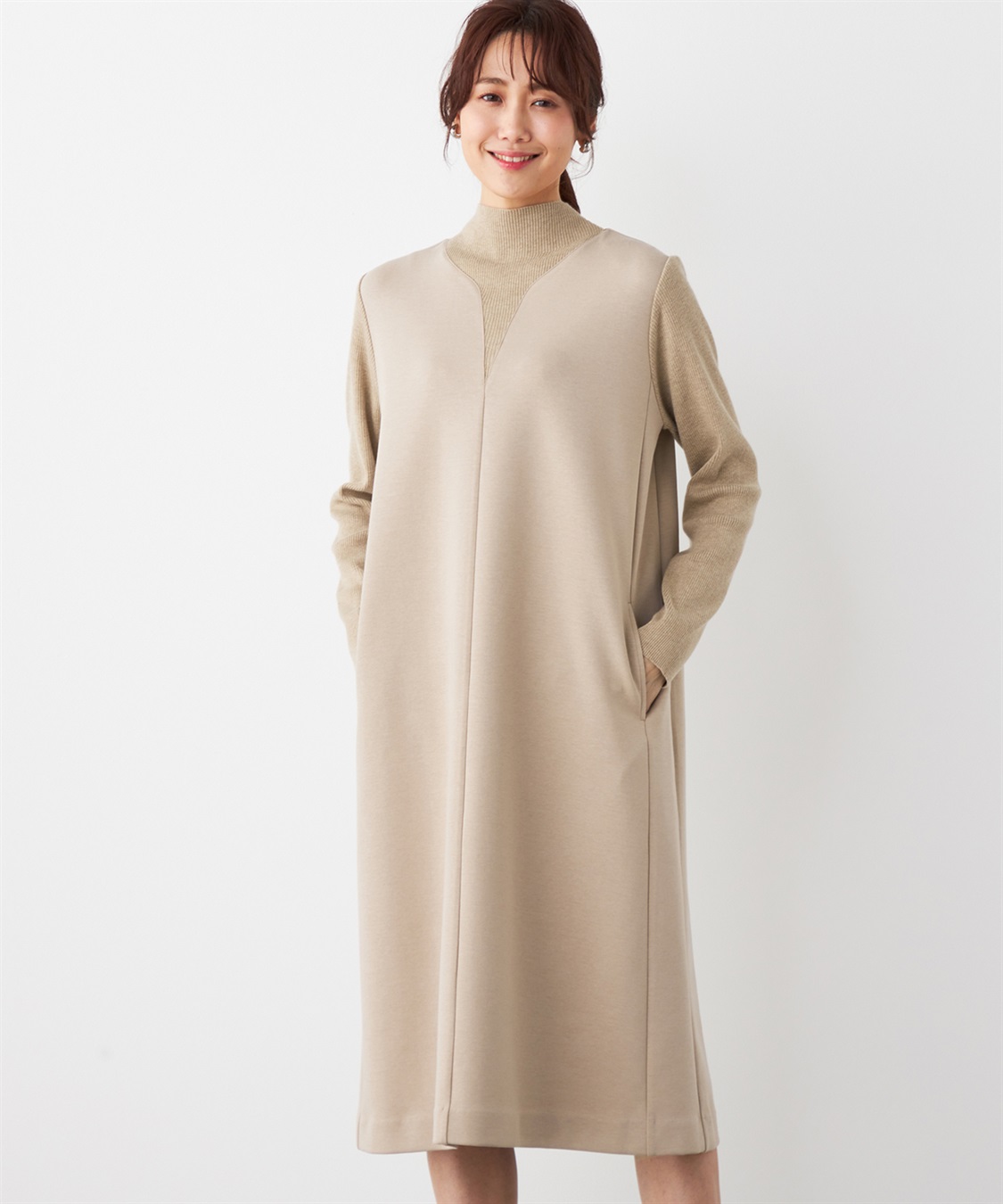 ウォッシャブル】ダンボールドッキングワンピース A/C DESIGN BY