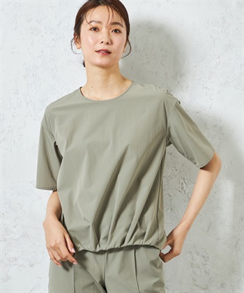 A/C DESIGN BY ALPHA CUBIC 【セットアップ対応】【はっ水・冷感】ラッシュガードブラウス_variationthumb_1