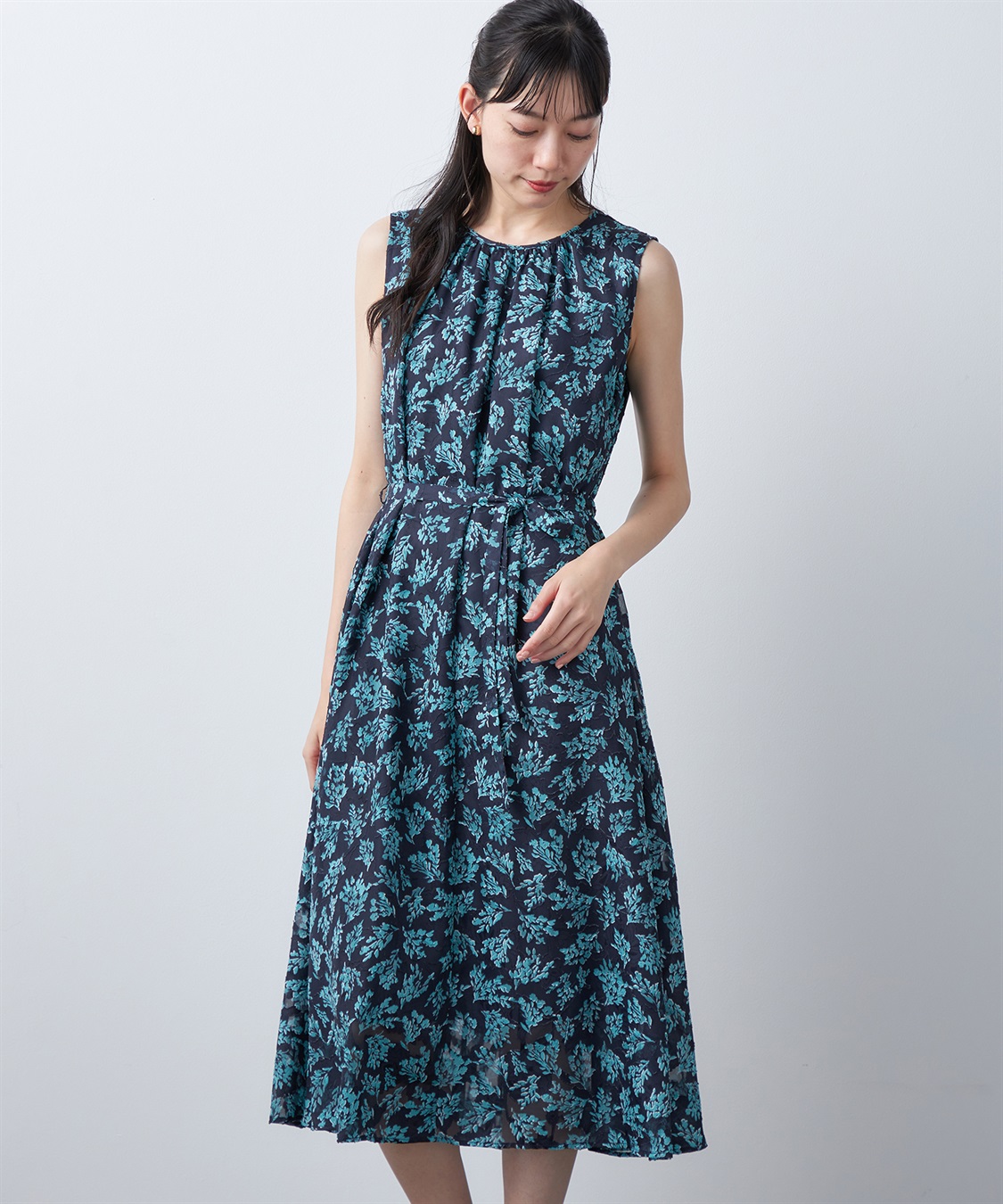 A/C DESIGN BY ALPHA CUBIC カットジャガードワンピース_variation_2