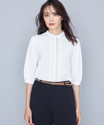 A/C DESIGN BY ALPHA CUBIC タックラインブラウス_variationthumb_2