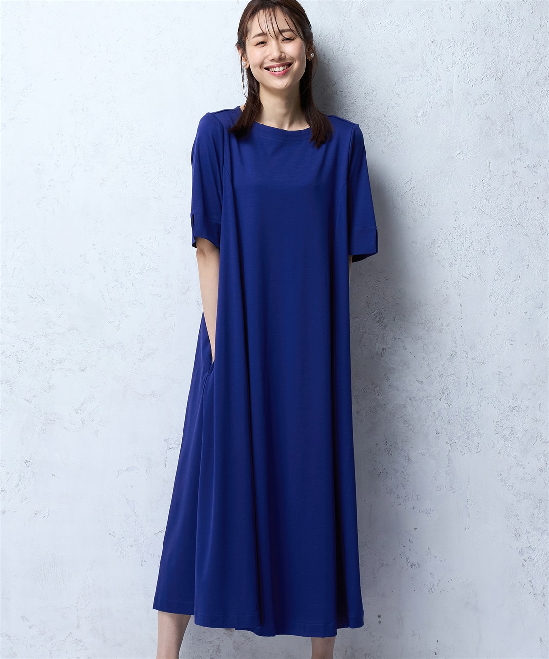 A/C DESIGN BY ALPHA CUBIC コットンロングフレアワンピース_variation_3