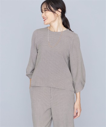 A/C DESIGN BY ALPHA CUBIC ローズ加工Tブラウス_variationthumb_2