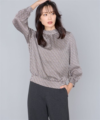 A/C DESIGN BY ALPHA CUBIC プリントブラウス_variationthumb_2