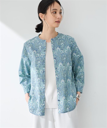 A/C DESIGN BY ALPHA CUBIC リバティシャツブラウス_variationthumb_2