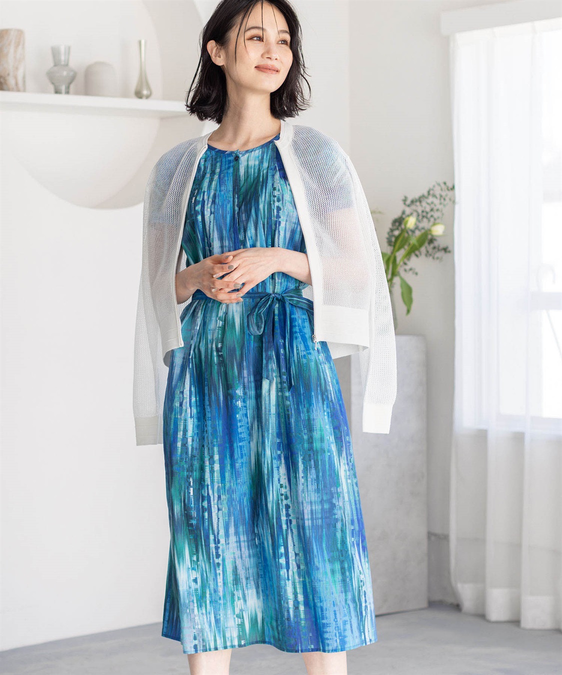 A/C DESIGN BY ALPHA CUBIC リバティワンピース_main