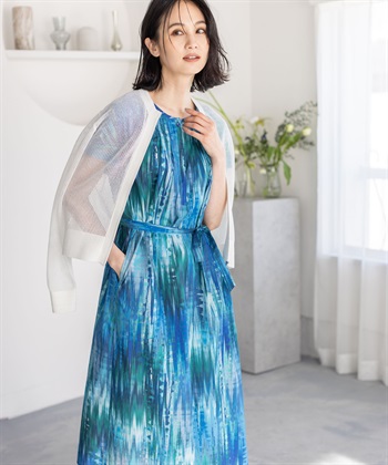 リバティワンピース(ブルー-9号)