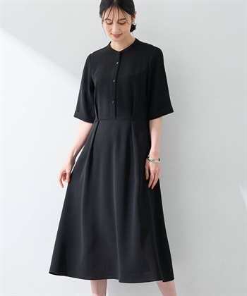 美モーション】バックギャザーワンピース【接触冷感・UVカット】 A/C